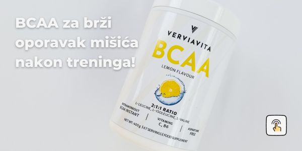 BCAA za brži oporavak mišića nakon treninga!